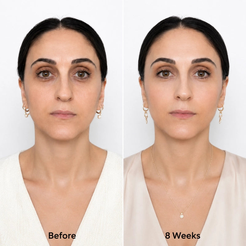 Before and after results after 8 weeks